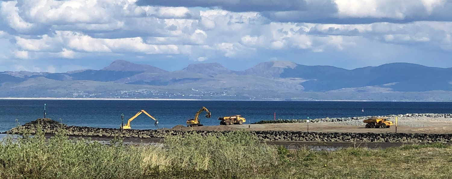 Dredging Pwllheli Harbour