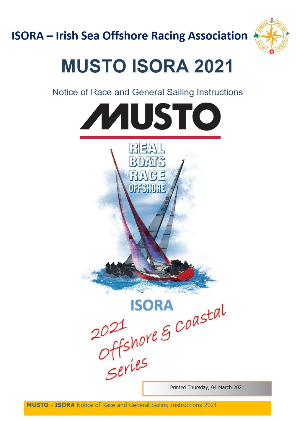 MUSTO Main NoR 2021